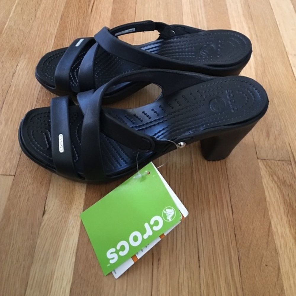 ISO Crocs Cyprus heels size 4